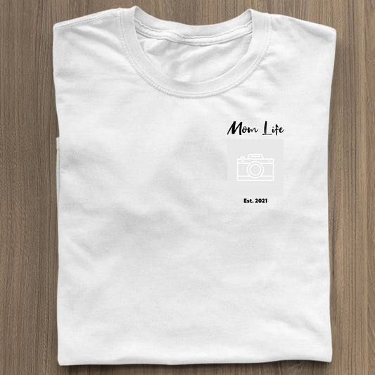 Mom Life Sketch - Bio Damen Shirt *personalisierbar mit Fotos* Stella Muser Shirt ST ST White