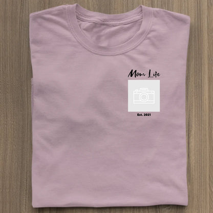 Mom Life Sketch - Bio Damen Shirt *personalisierbar mit Fotos* Stella Muser Shirt ST ST Lilac-Dream