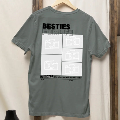 Besties for Life - Bio Oversized Damen Shirt *personalisierbar mit Fotos* Creator T-Shirt 2.0 ST ST BACK ONLY Green Bay