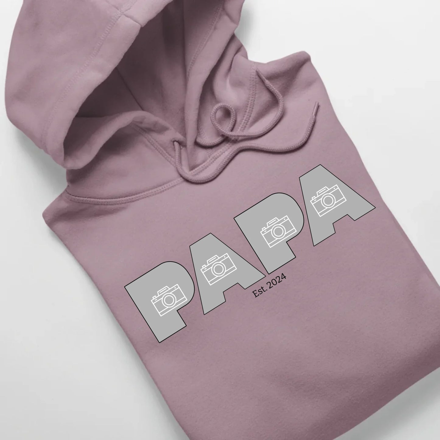 PAPA/DAD mit Fotos - Bio Unisex Hoodie *personalisierbar mit Fotos* Cruiser Hoodie 2.0 ST ST Lilac-Dream
