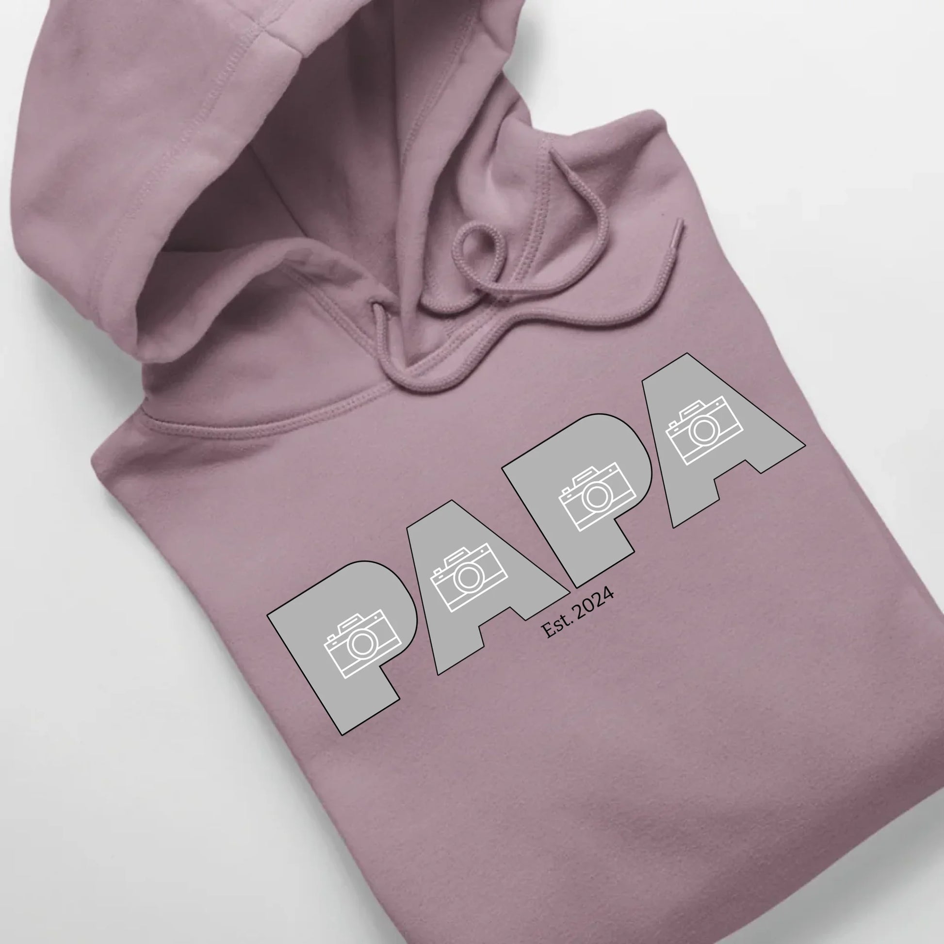 PAPA/DAD mit Fotos - Bio Unisex Hoodie *personalisierbar mit Fotos* Cruiser Hoodie 2.0 ST ST Lilac-Dream