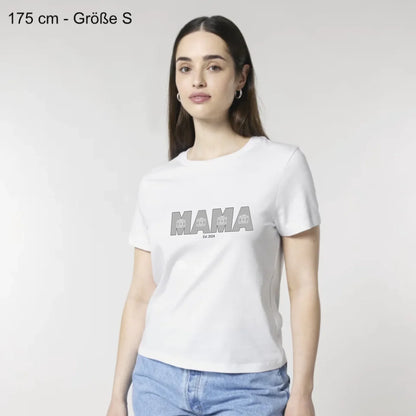 MAMA/MOM mit Fotos - Bio Damen Shirt *personalisierbar mit Fotos*