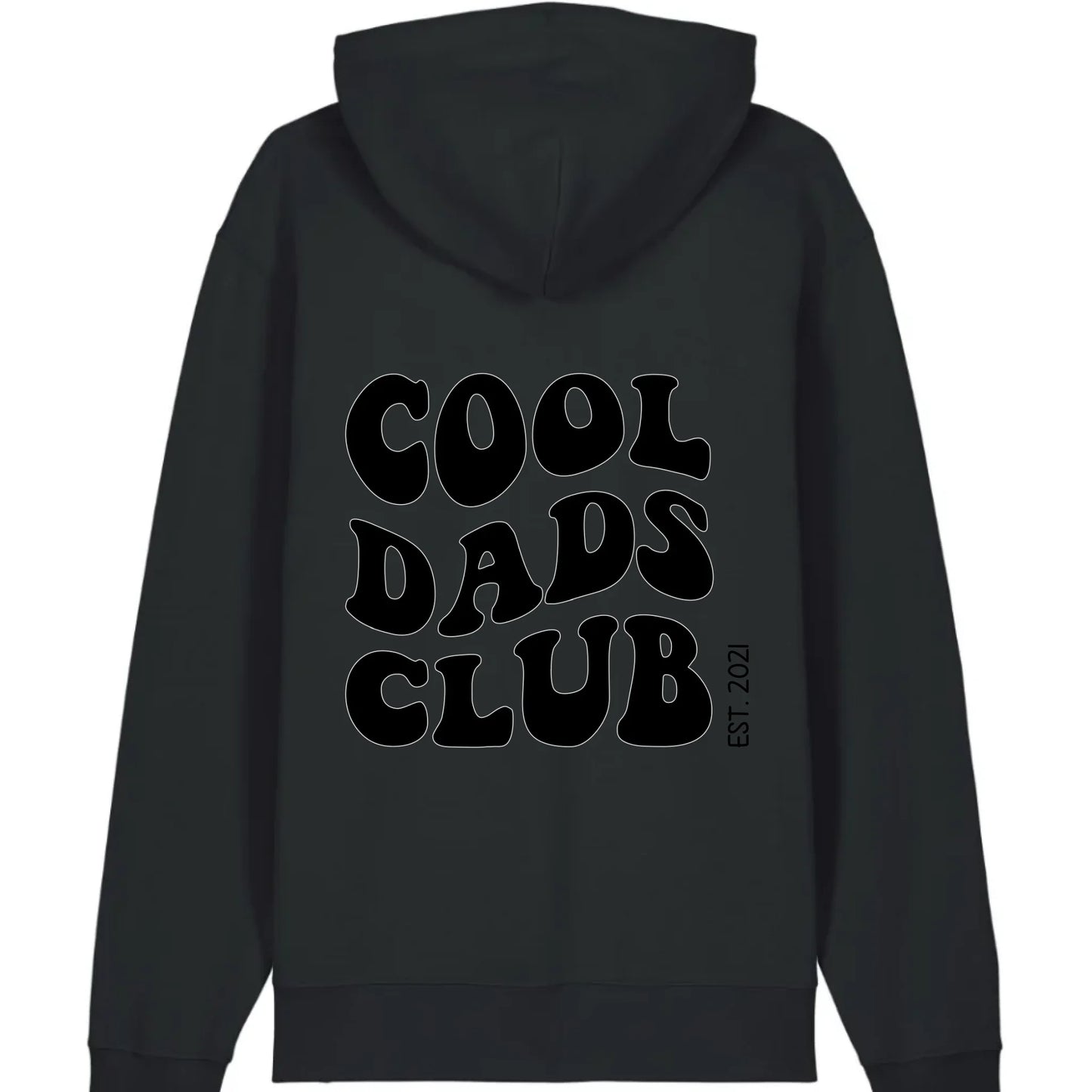 Cool Dads Club Backprint - Bio Unisex Hoodie *personalisierbar* Cruiser Hoodie 2.0 ST ST Black
