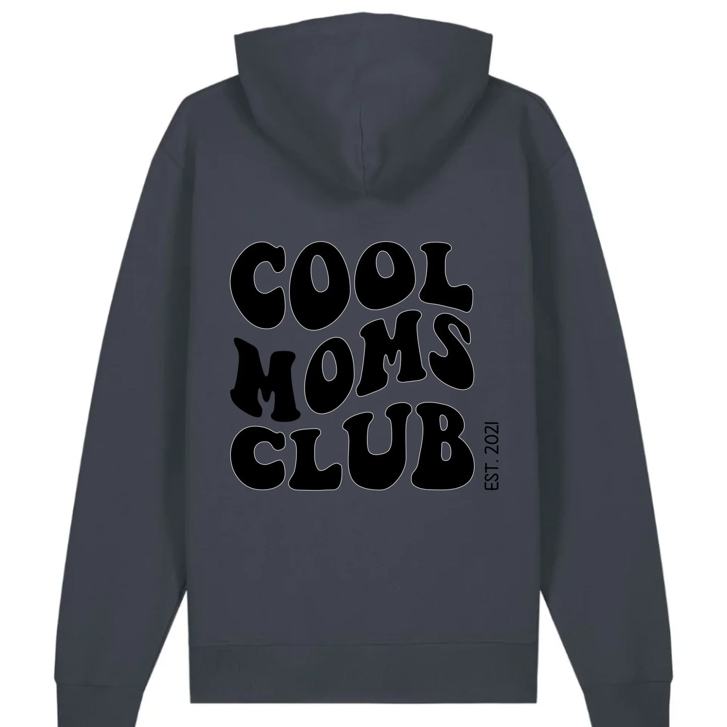 Cool Moms Club Backprint - Bio Unisex Hoodie *personalisierbar*
