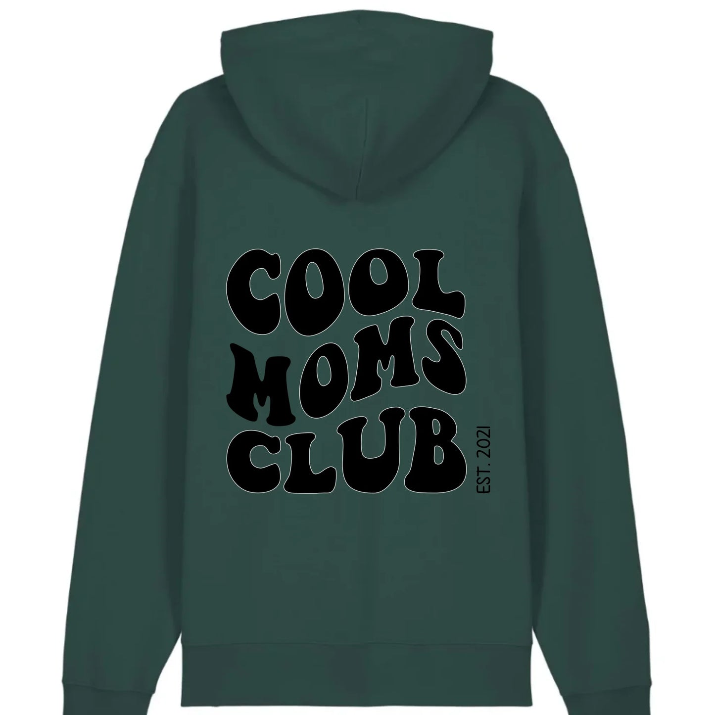 Cool Moms Club Backprint - Bio Unisex Hoodie *personalisierbar*