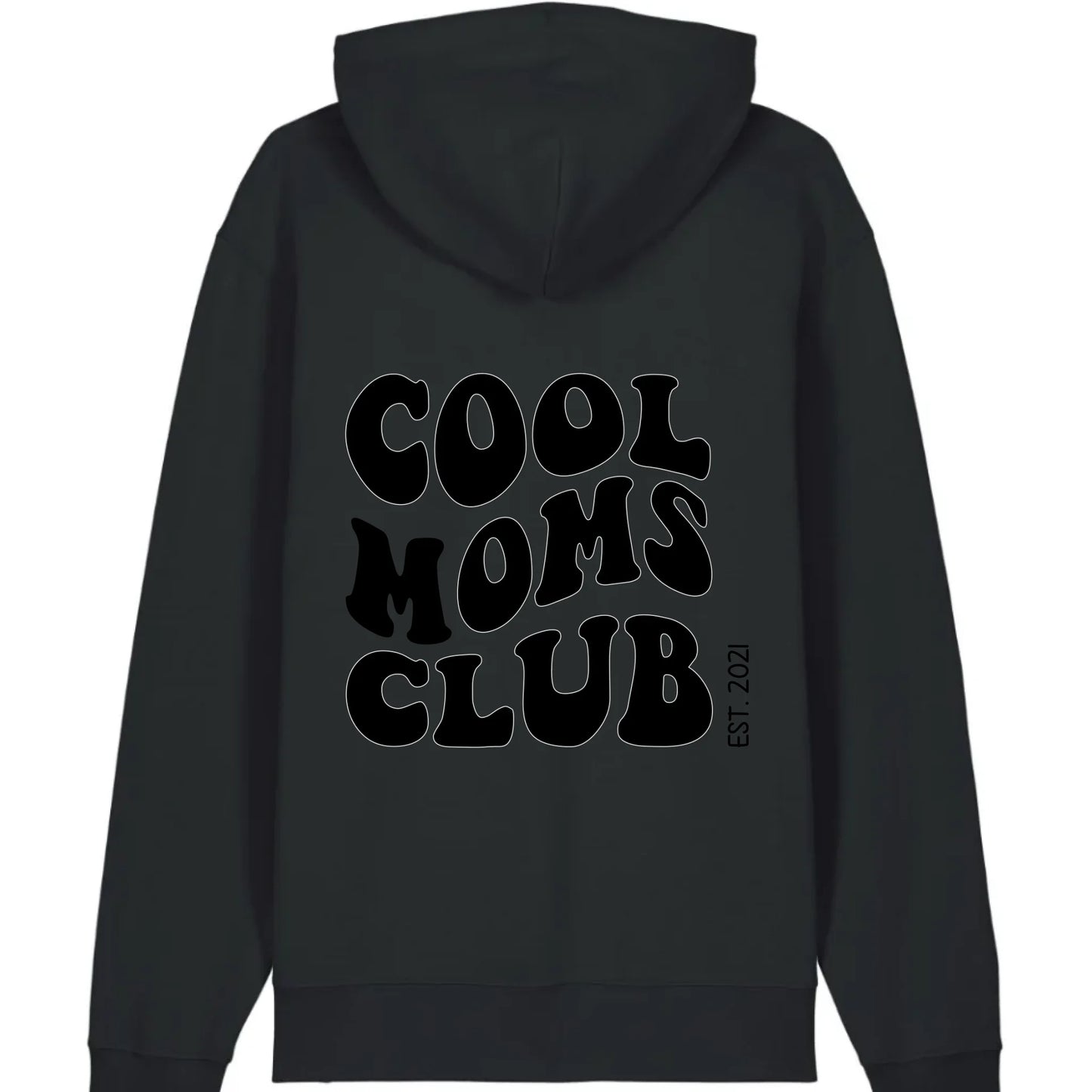 Cool Moms Club Backprint - Bio Unisex Hoodie *personalisierbar* Cruiser Hoodie 2.0 ST ST Black