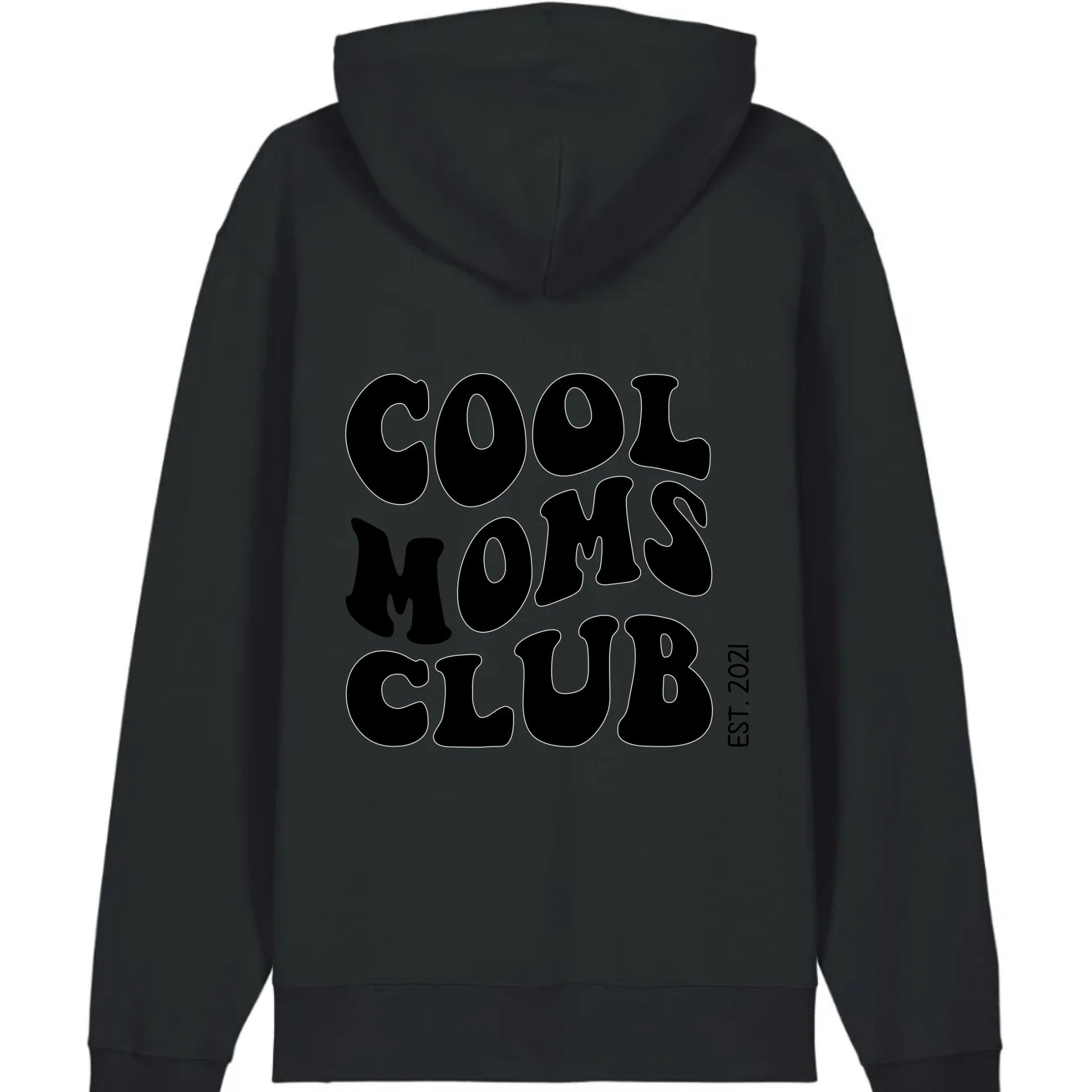 Cool Moms Club Backprint - Bio Unisex Hoodie *personalisierbar* Cruiser Hoodie 2.0 ST ST Black