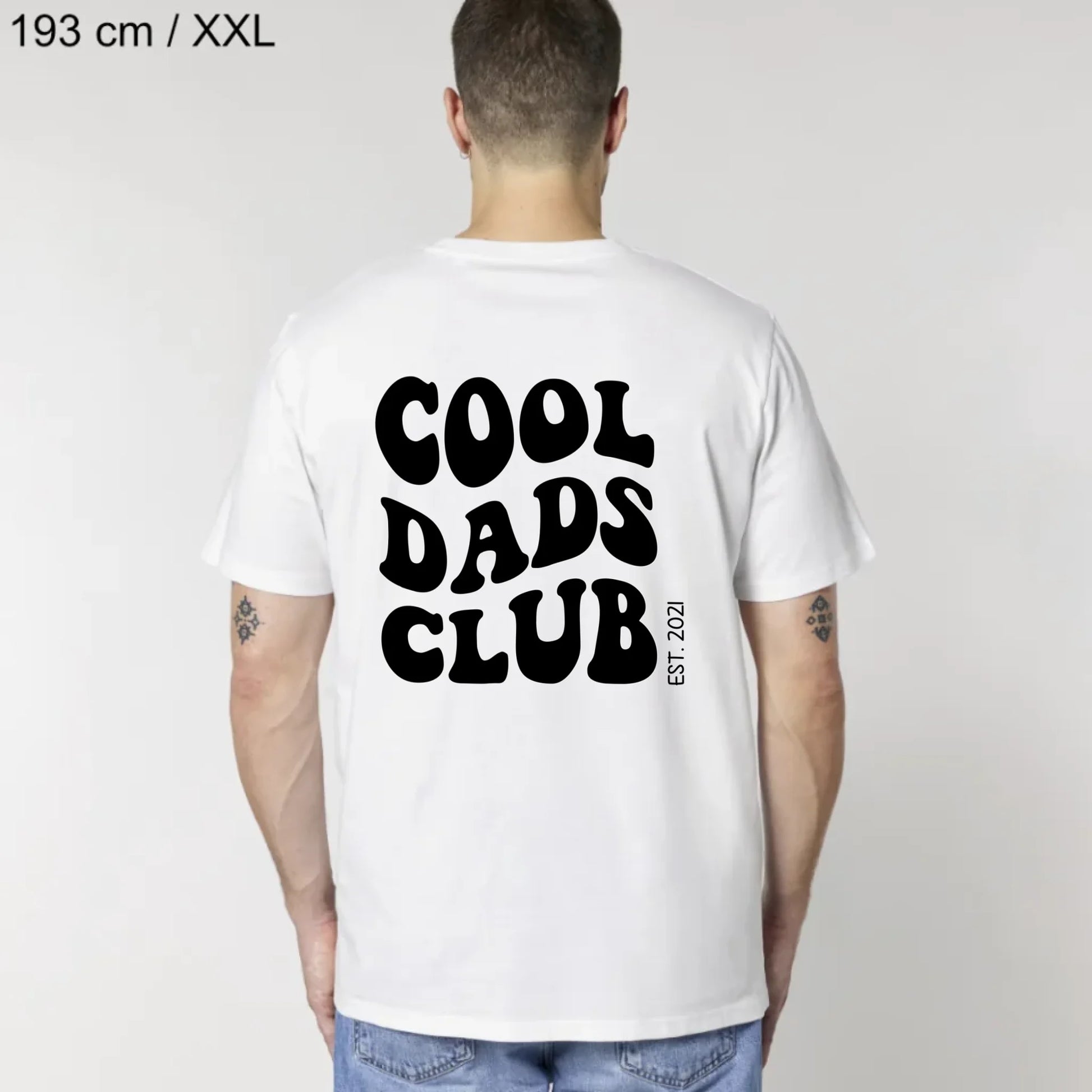 Cool Dads Club Backprint - Bio Herren Shirt *personalisierbar*