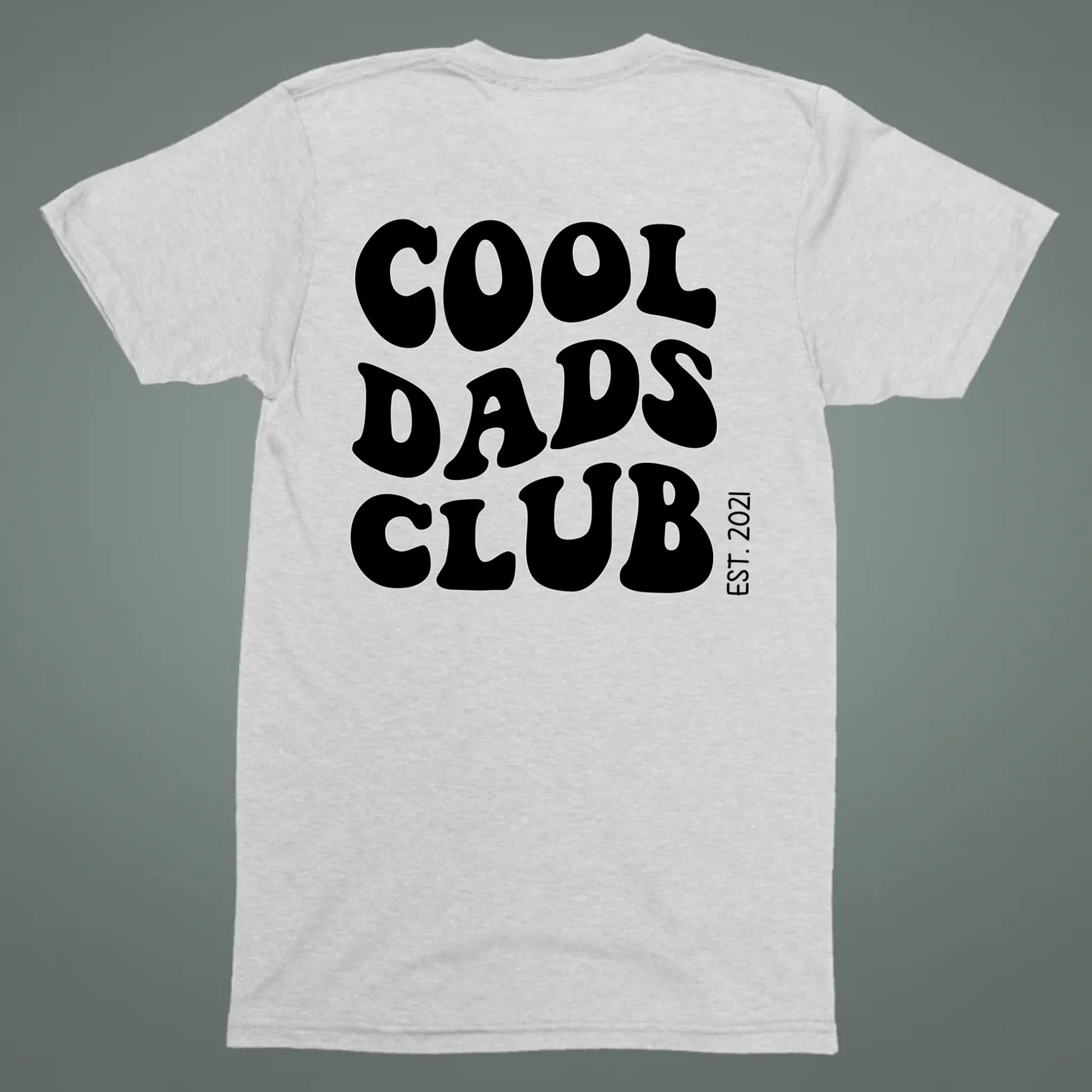 Cool Dads Club Backprint - Bio Herren Shirt *personalisierbar* Creator T-Shirt 2.0 ST ST BACK ONLY Heather-Grey