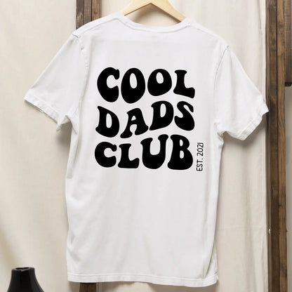 Cool Dads Club Backprint - Bio Herren Shirt *personalisierbar* Creator T-Shirt 2.0 ST ST BACK ONLY White