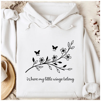 Little Wings - Bio Unisex Hoodie *personalisierbar*