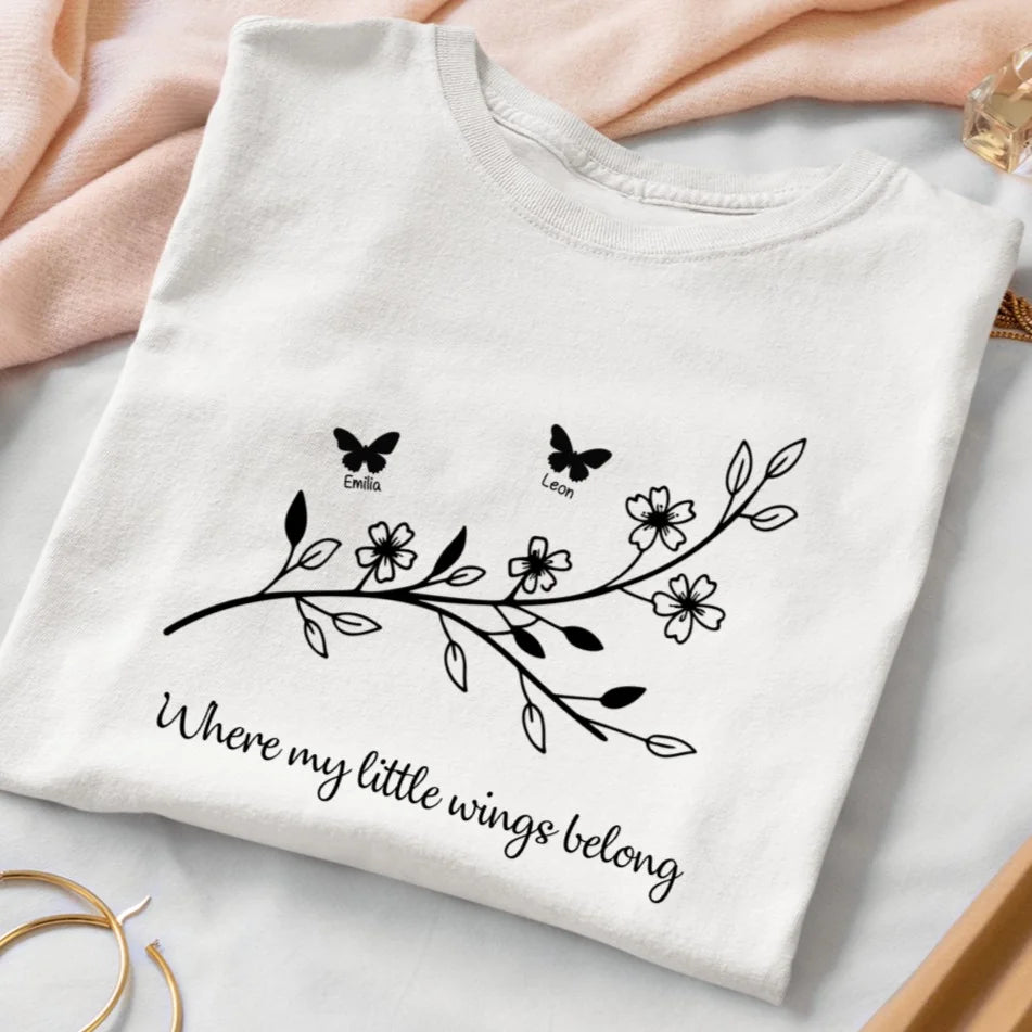 Little Wings - Bio Damen Shirt *personalisierbar*