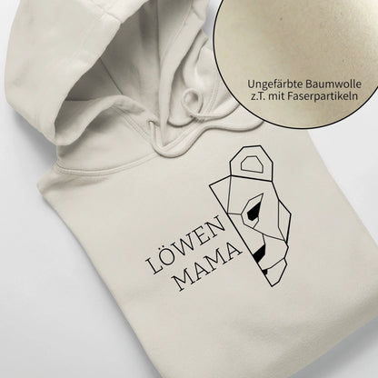 Löwen Mama - Bio Unisex Hoodie *personalisierbar (ohne Namen)* Cruiser Hoodie 2.0 ST ST Natural-Raw