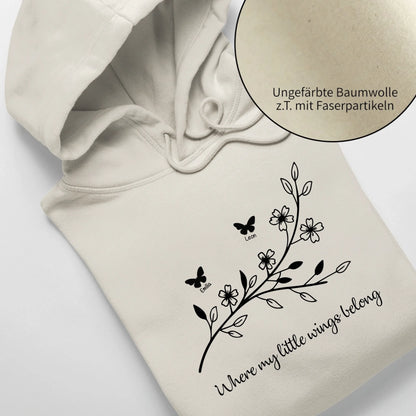 Little Wings - Bio Unisex Hoodie *personalisierbar* Cruiser Hoodie 2.0 ST ST Natural-Raw