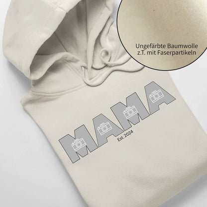 MAMA/MOM mit Fotos - Bio Unisex Hoodie *personalisierbar mit Fotos* Cruiser Hoodie 2.0 ST ST Natural-Raw