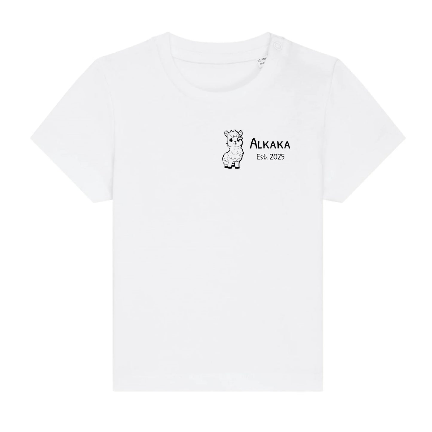 Alkaka - Bio Baby Shirt *personalisierbar* Baby Creator T-Shirt ST ST NEU White