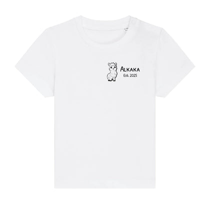 Alkaka - Bio Baby Shirt *personalisierbar* Baby Creator T-Shirt ST ST NEU White