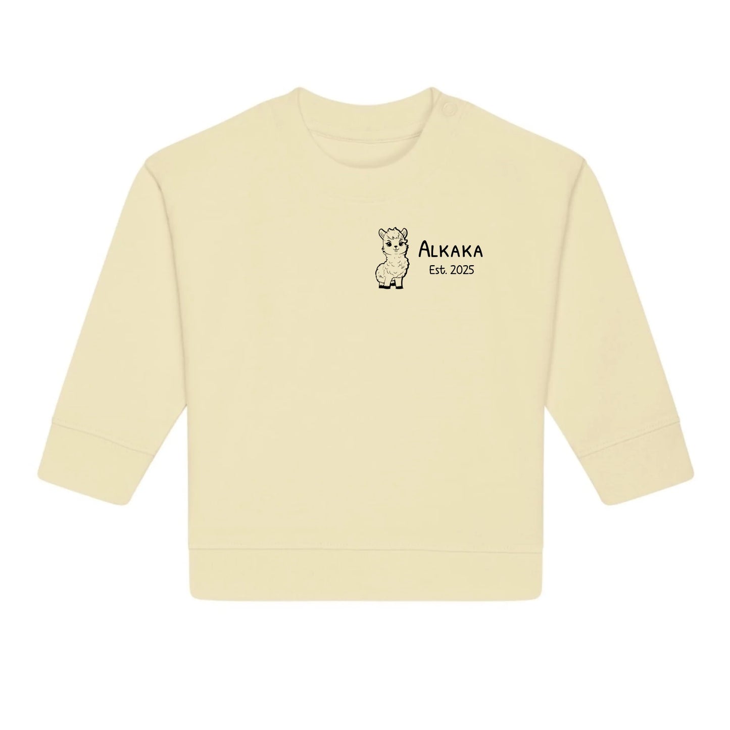 Alkaka - Bio Baby Sweatshirt *personalisierbar*
