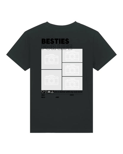 Besties for Life - Bio Kinder Shirt *personalisierbar mit Foto* Mini Creator Shirt 2.0 ST ST Black