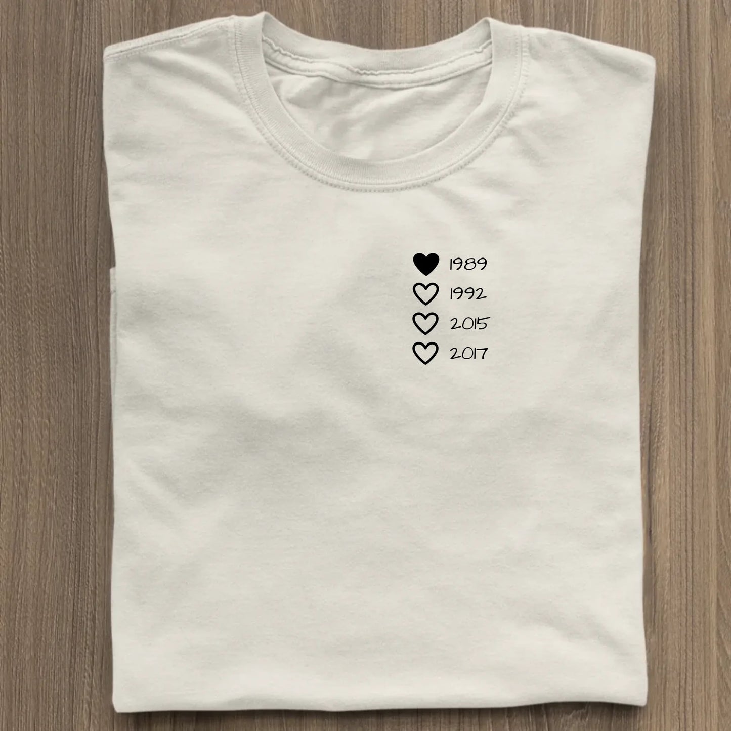 Family Hearts - Bio Damen Shirt *personalisierbar* Stella Muser Shirt ST ST Natural-Raw