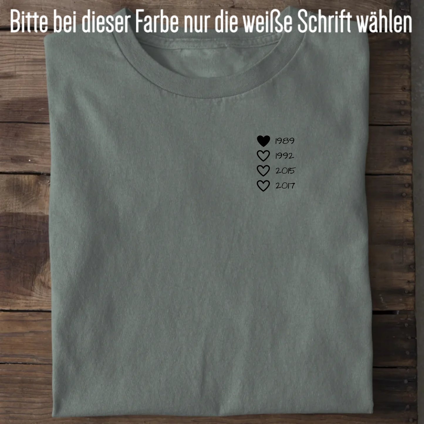 Family Hearts - Bio Herren Shirt *personalisierbar* Creator T-Shirt 2.0 ST ST Green Bay