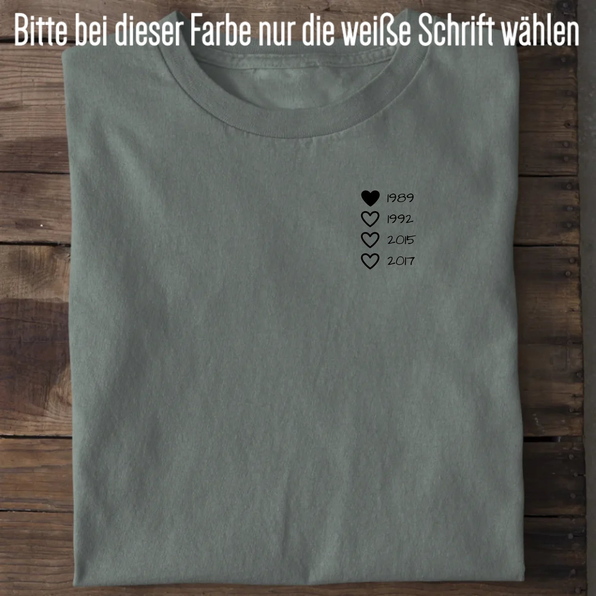 Family Hearts - Bio Herren Shirt *personalisierbar* Creator T-Shirt 2.0 ST ST Green Bay