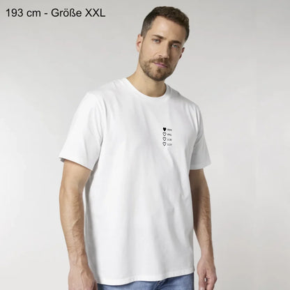 Family Hearts - Bio Herren Shirt *personalisierbar*