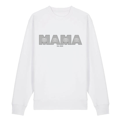 MAMA/MOM mit Fotos - Bio Unisex Sweatshirt *personalisierbar mit Fotos*