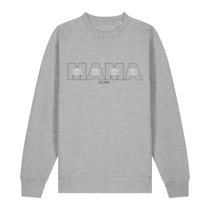 MAMA/MOM mit Fotos - Bio Unisex Sweatshirt *personalisierbar mit Fotos*