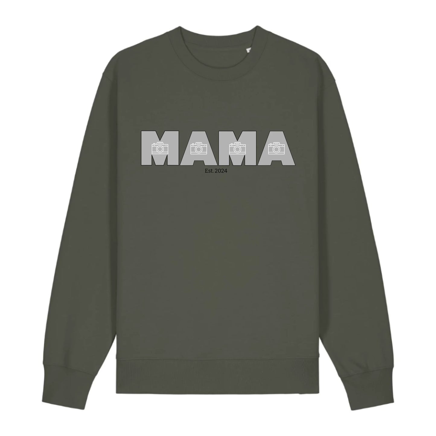 MAMA/MOM mit Fotos - Bio Unisex Sweatshirt *personalisierbar mit Fotos*