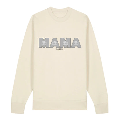 MAMA/MOM mit Fotos - Bio Unisex Sweatshirt *personalisierbar mit Fotos*