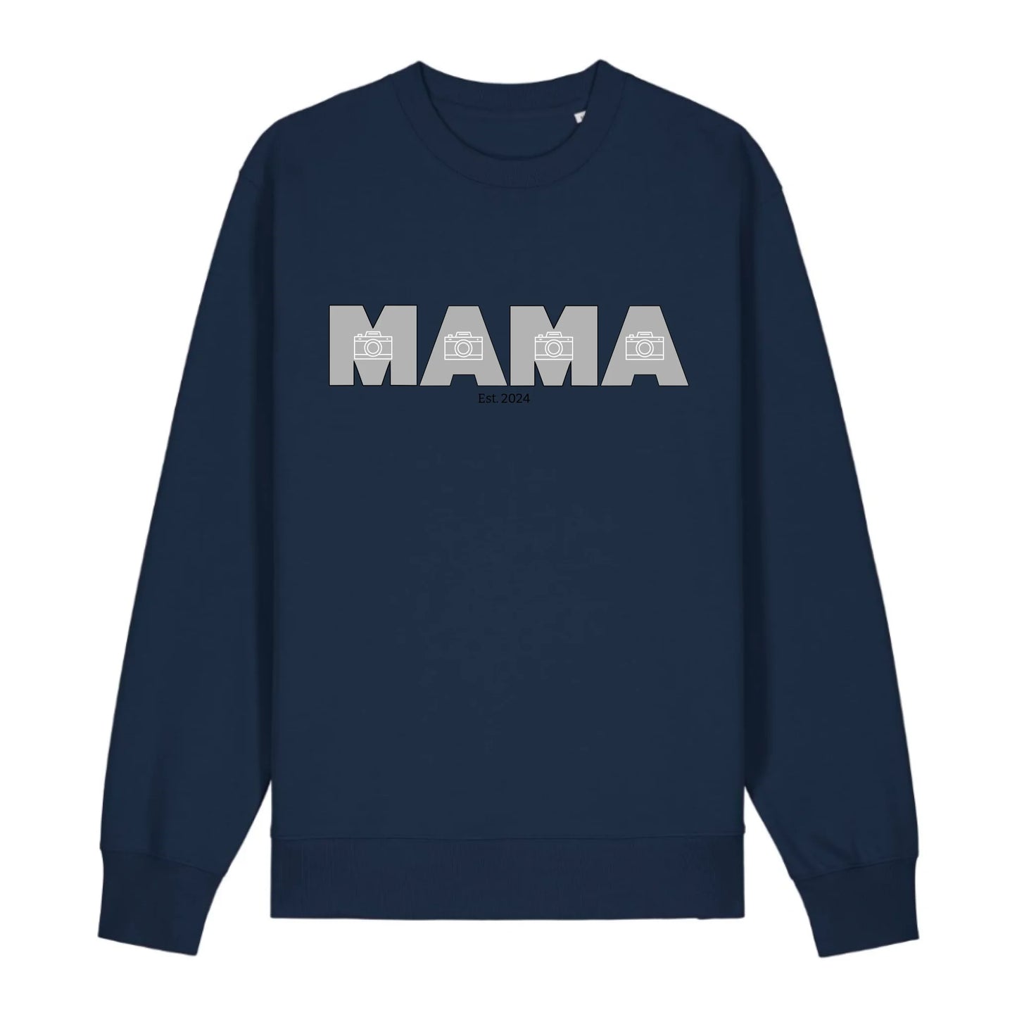 MAMA/MOM mit Fotos - Bio Unisex Sweatshirt *personalisierbar mit Fotos*