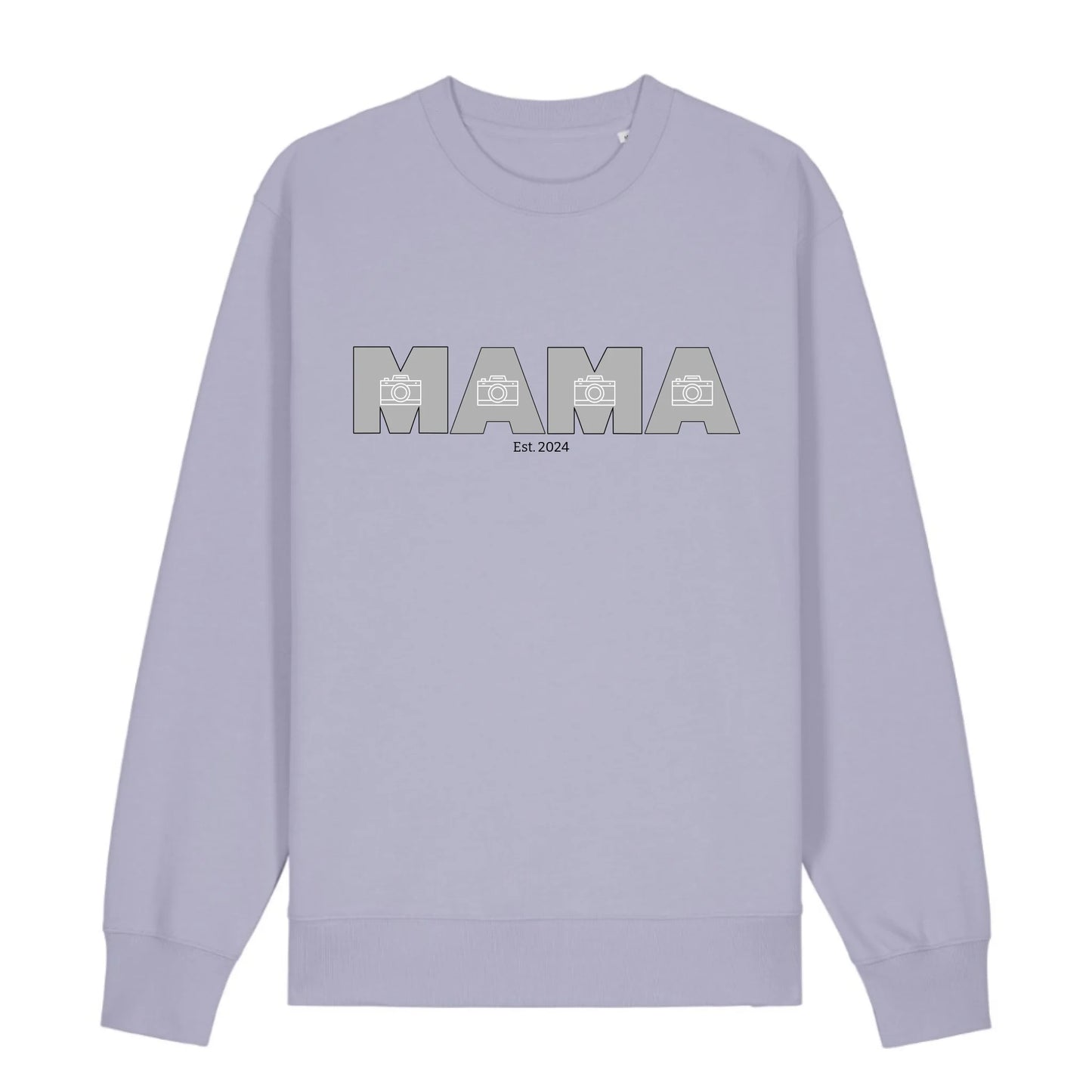 MAMA/MOM mit Fotos - Bio Unisex Sweatshirt *personalisierbar mit Fotos*