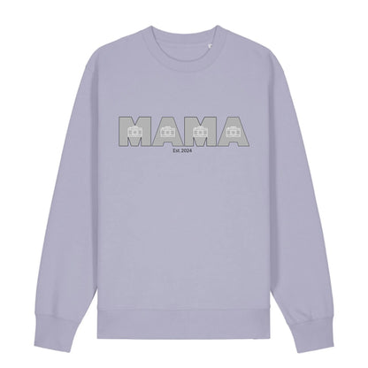 MAMA/MOM mit Fotos - Bio Unisex Sweatshirt *personalisierbar mit Fotos*