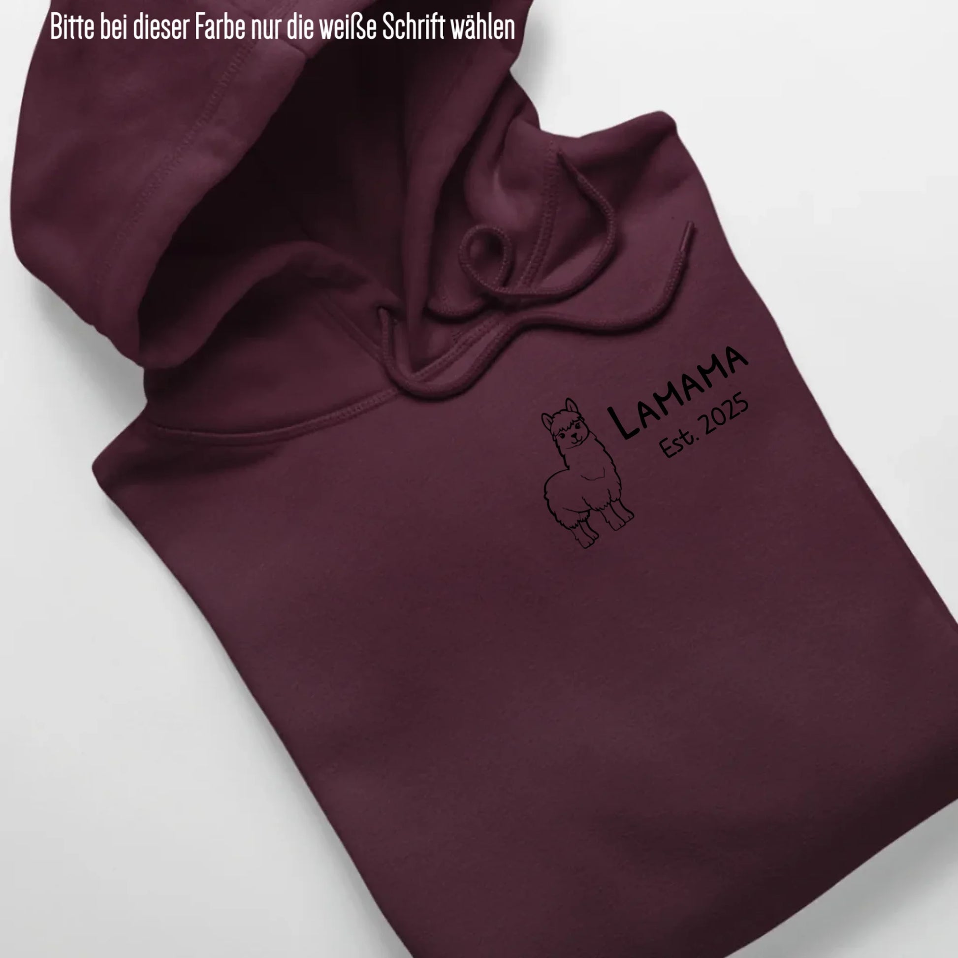 Lamama - Bio Unisex Hoodie *personalisierbar* Cruiser Hoodie 2.0 ST ST Burgundy