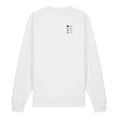 Family Hearts - Bio Unisex Sweatshirt *personalisierbar*