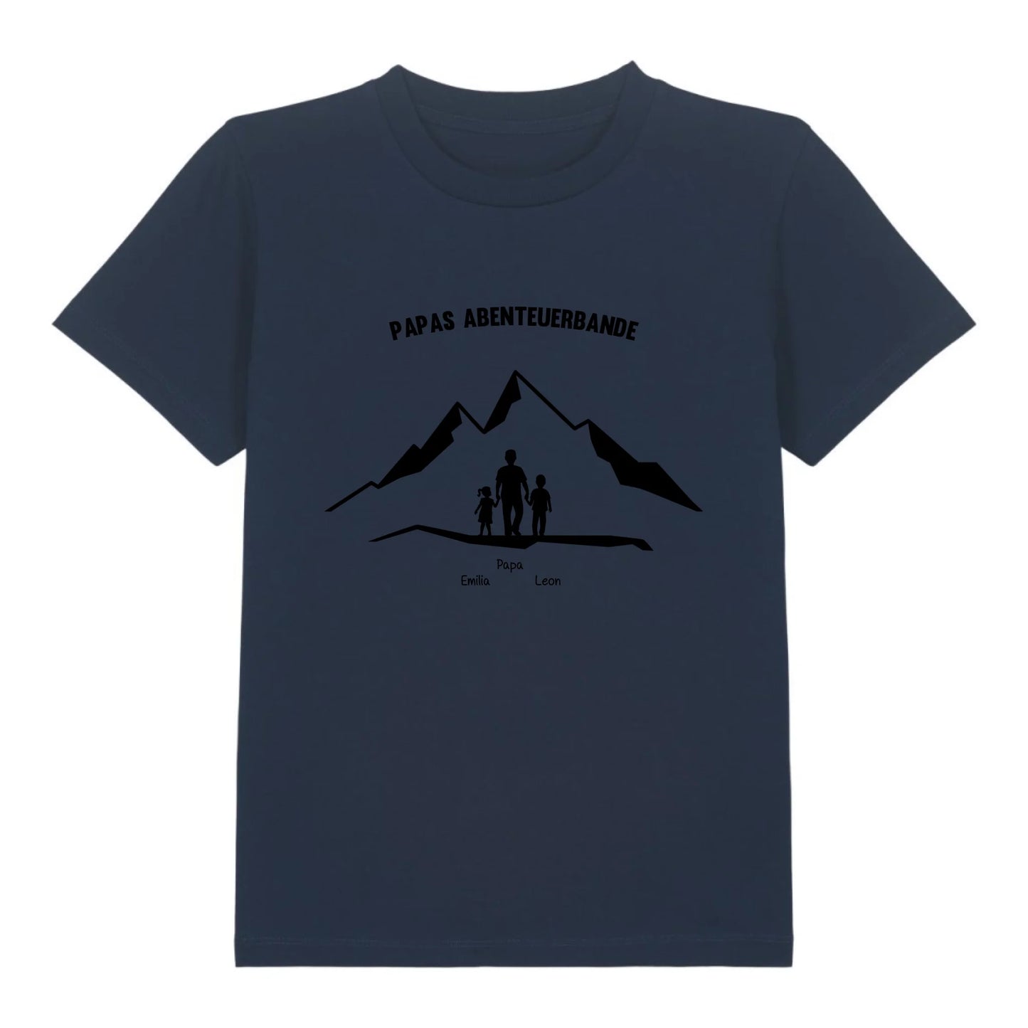 Papas Abenteuerbande - Bio Kinder Shirt *personalisierbar*