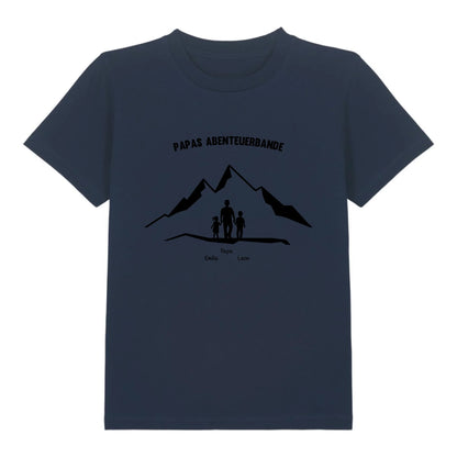 Papas Abenteuerbande - Bio Kinder Shirt *personalisierbar*