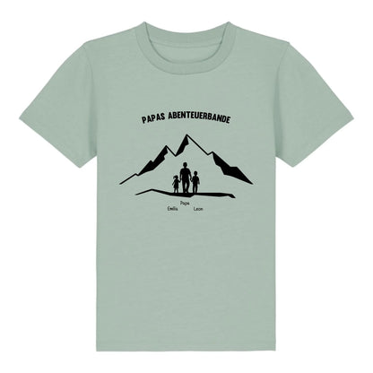 Papas Abenteuerbande - Bio Kinder Shirt *personalisierbar*