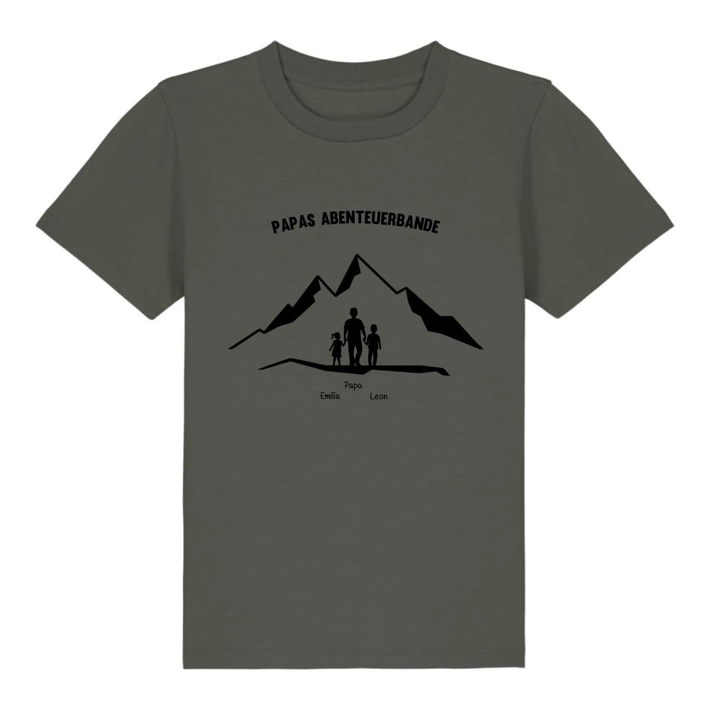 Papas Abenteuerbande - Bio Kinder Shirt *personalisierbar* Mini Creator Shirt 2.0 ST ST Khaki