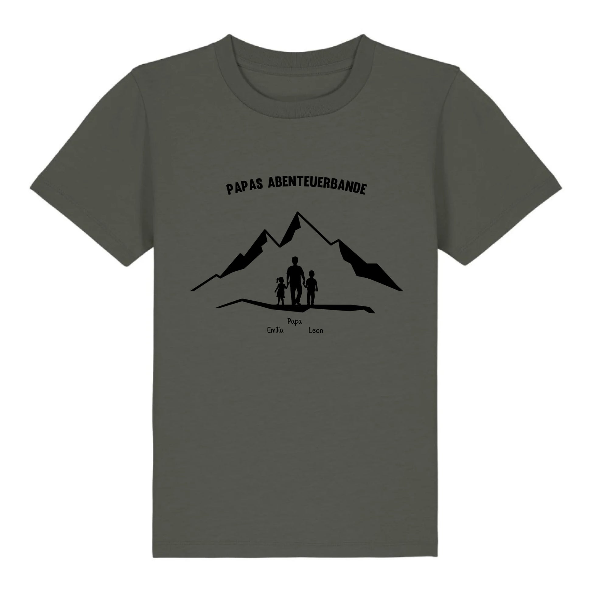 Papas Abenteuerbande - Bio Kinder Shirt *personalisierbar* Mini Creator Shirt 2.0 ST ST Khaki