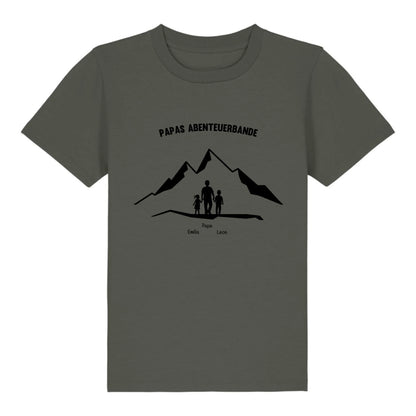 Papas Abenteuerbande - Bio Kinder Shirt *personalisierbar* Mini Creator Shirt 2.0 ST ST Khaki