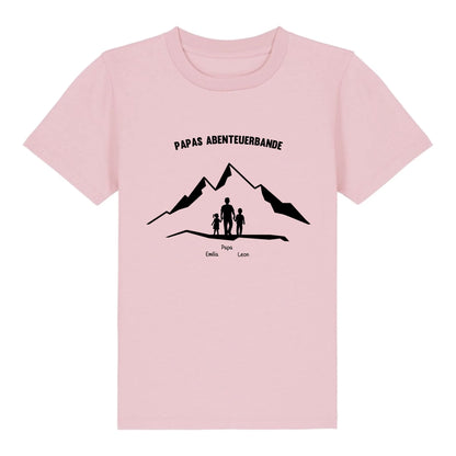 Papas Abenteuerbande - Bio Kinder Shirt *personalisierbar*
