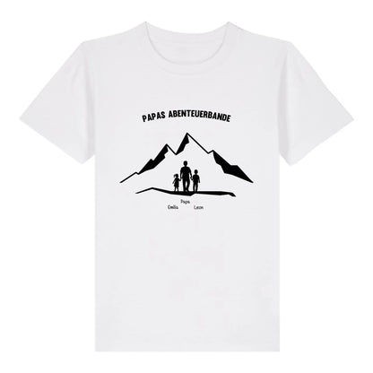 Papas Abenteuerbande - Bio Kinder Shirt *personalisierbar*