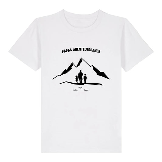 Papas Abenteuerbande - Bio Kinder Shirt *personalisierbar*