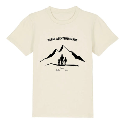 Papas Abenteuerbande - Bio Kinder Shirt *personalisierbar*
