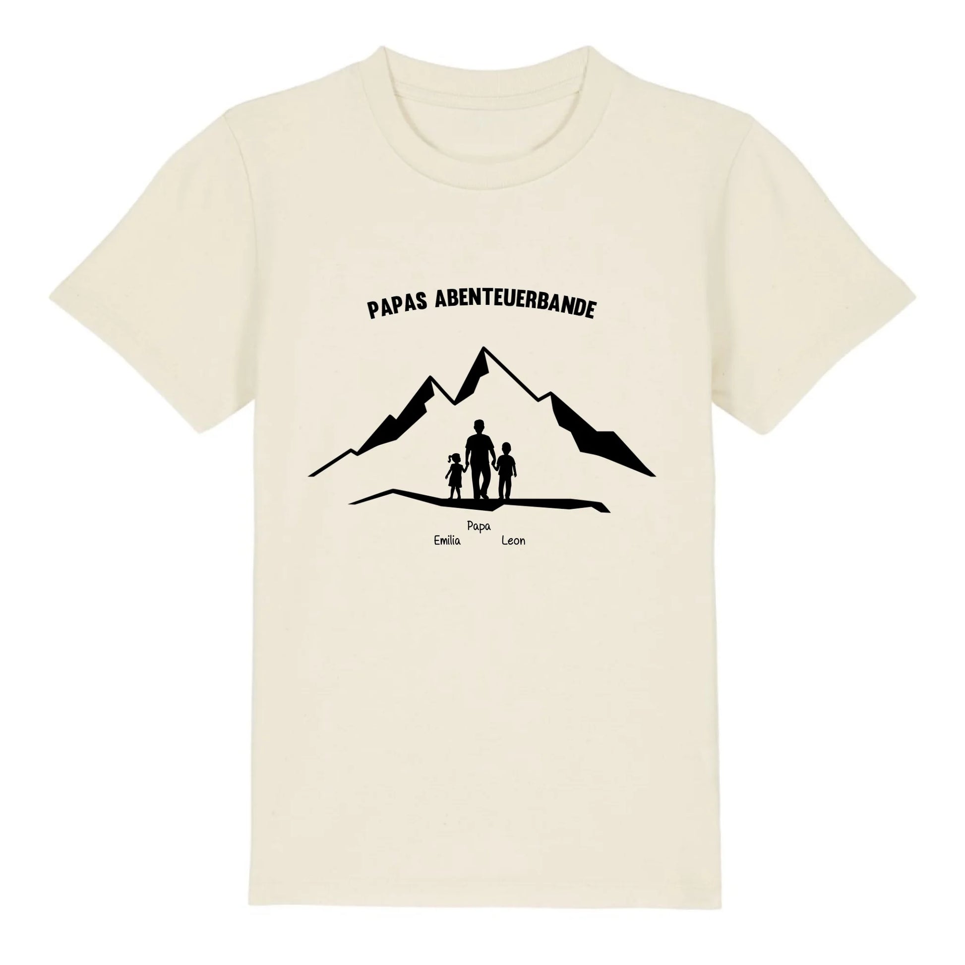 Papas Abenteuerbande - Bio Kinder Shirt *personalisierbar* Mini Creator Shirt 2.0 ST ST Natural-Raw