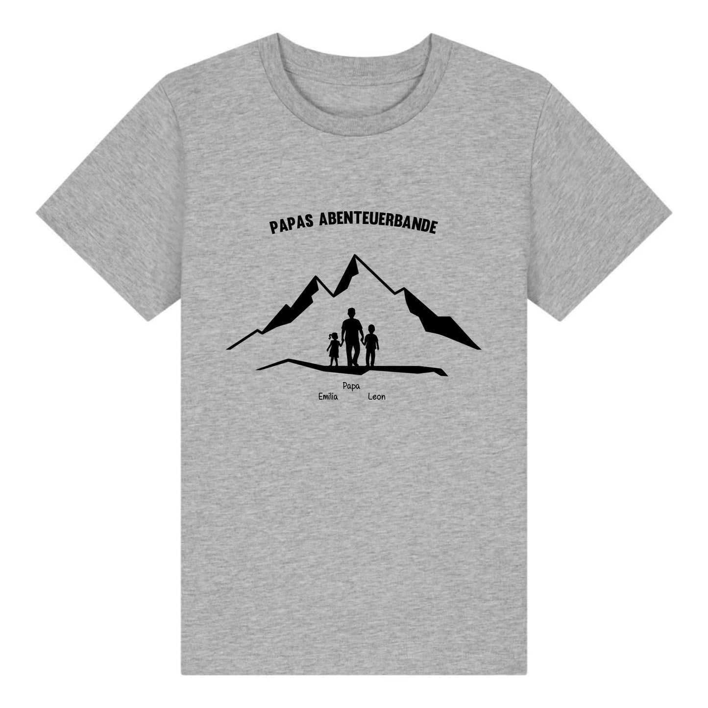 Papas Abenteuerbande - Bio Kinder Shirt *personalisierbar*