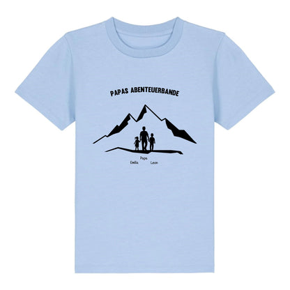 Papas Abenteuerbande - Bio Kinder Shirt *personalisierbar*