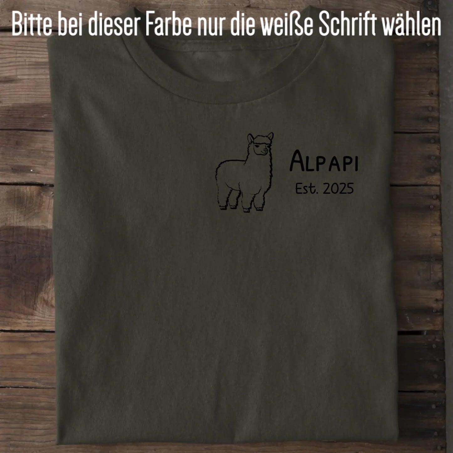 Alpapi - Bio Herren Shirt *personalisierbar* Creator T-Shirt 2.0 ST ST Khaki